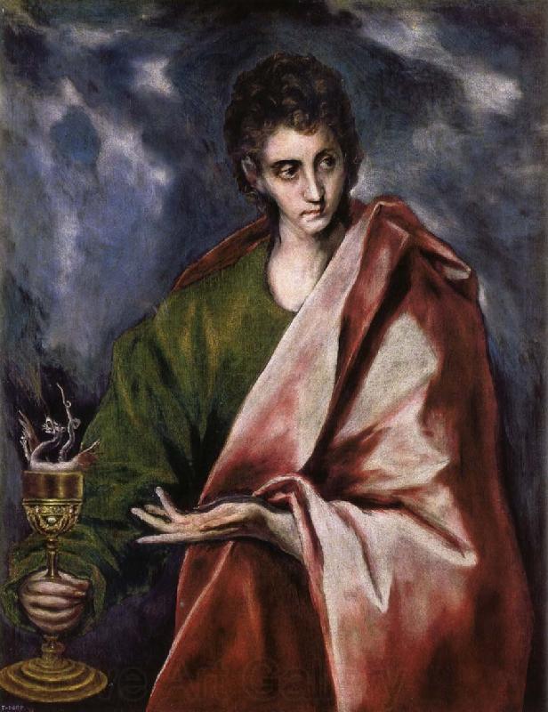 El Greco St John the Evanglist Germany oil painting art